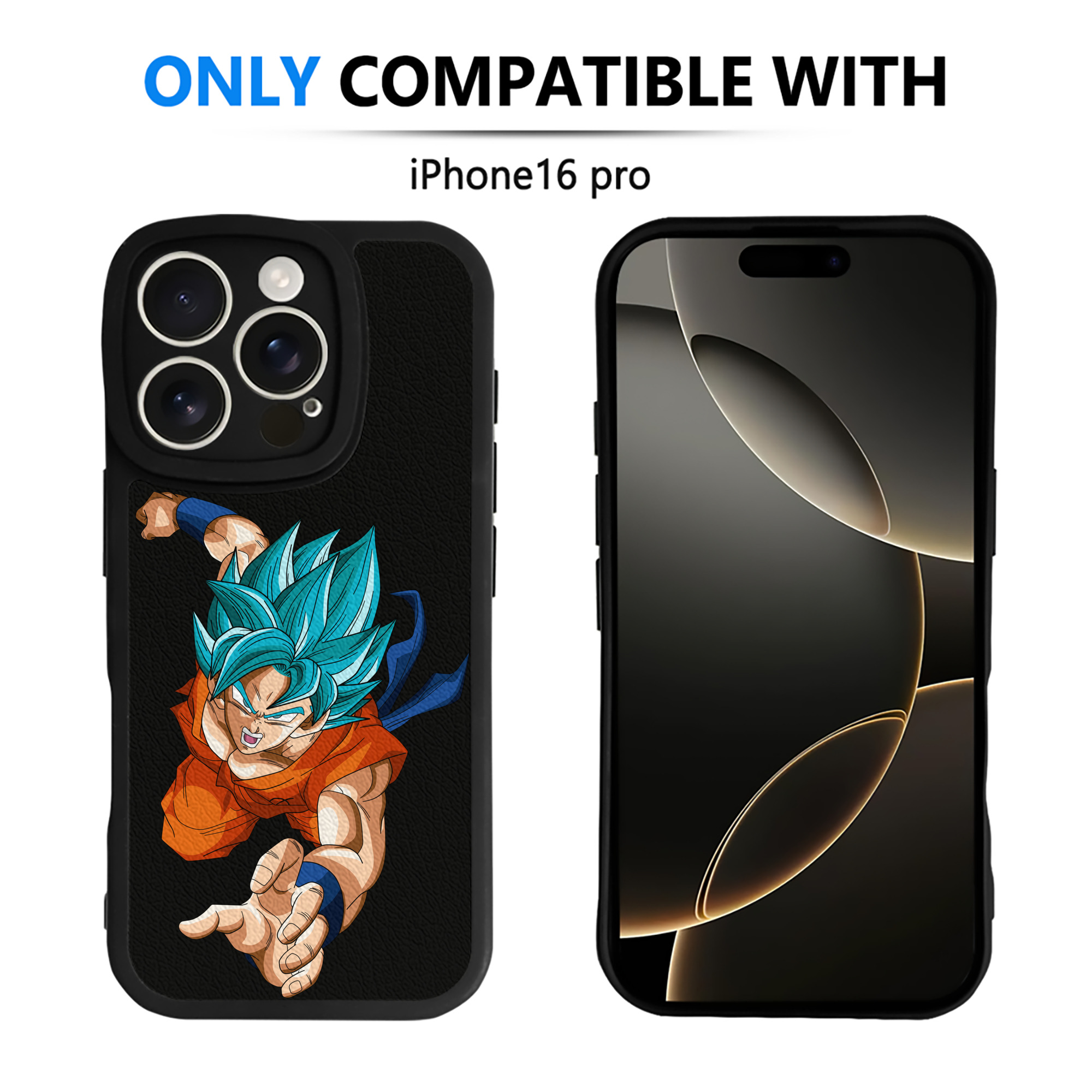（画像用） ドラゴンボール ベジット DRAGON BALL Vegetto 【iPhone 16シリーズ対応】シリコンスマホケース（レザー調） 材質：シリコン